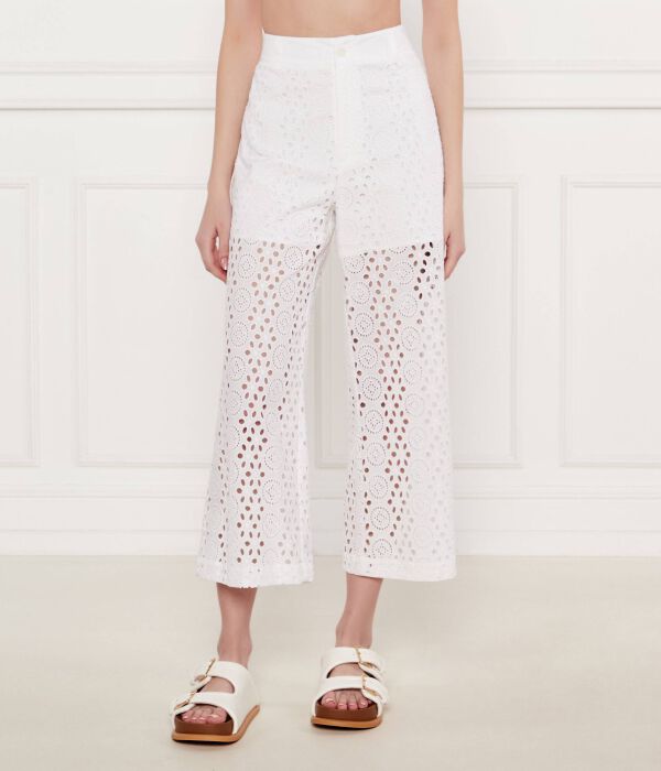

Брюки Flare fit Liu Jo, белый