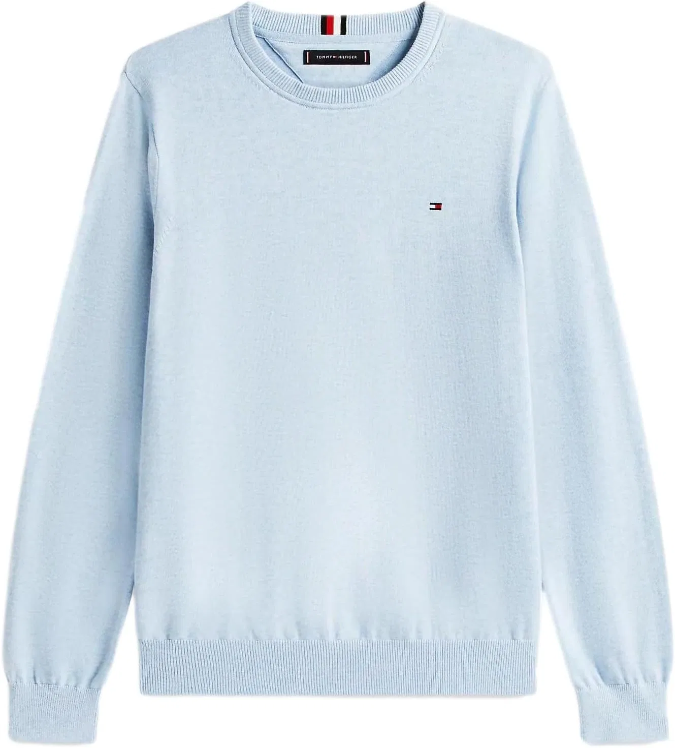 TOMMY HILFIGER / Мужской пуловер / PIMA ORG CTN CASHMERE с круглым вырезом, синий