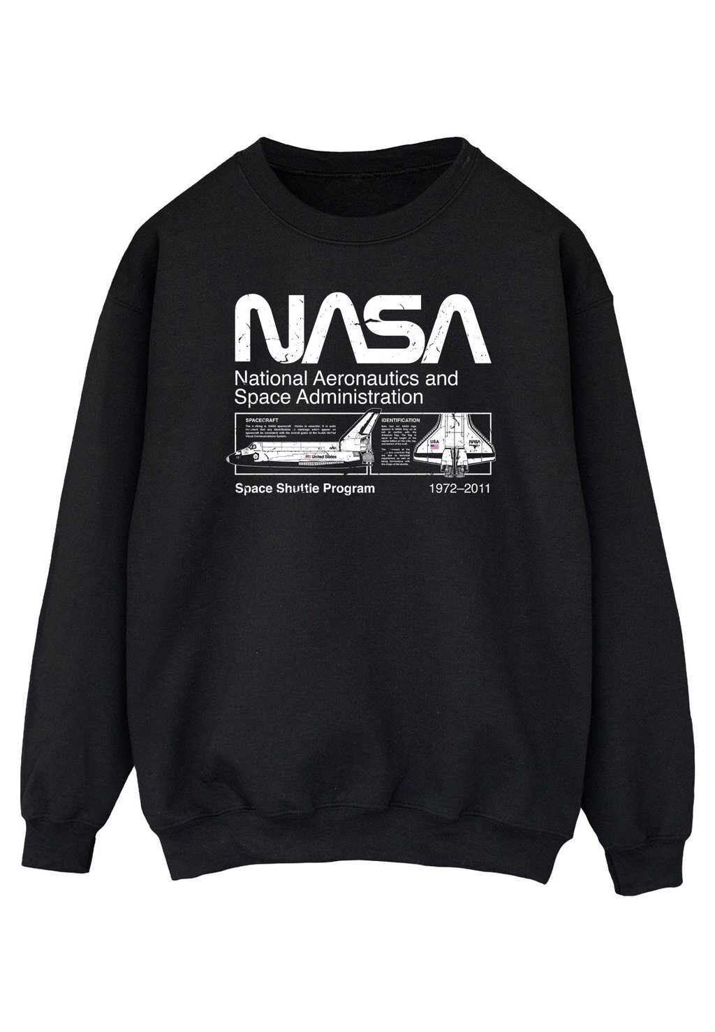 

Толстовка NASA CLASSIC SPACE SHUTTLE ABSOLUTE CULT, черный