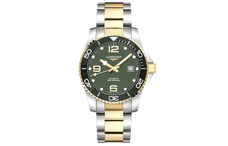 

LONGINES Часы Men's Comcast Diving Collection Watch, Green Dial