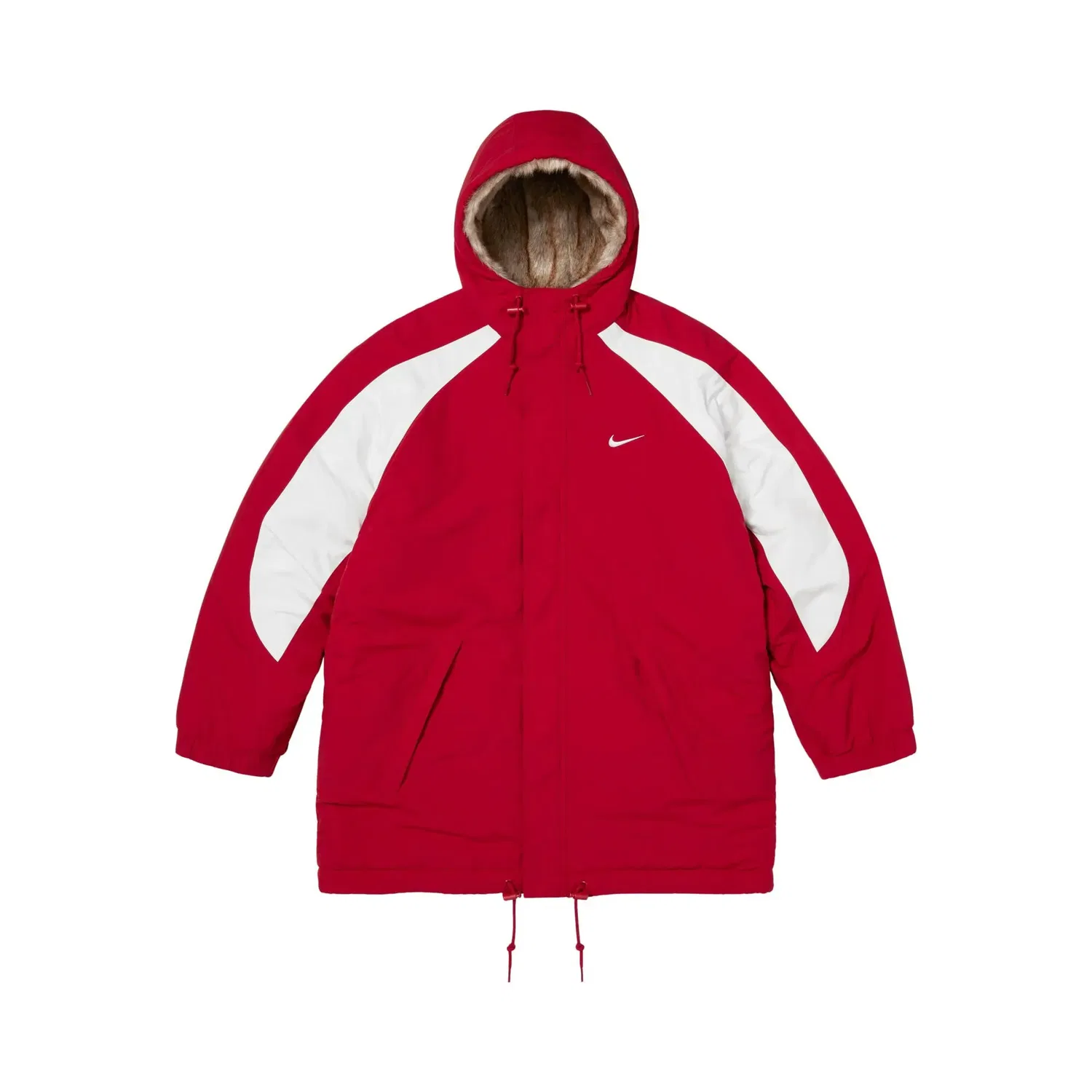 Парка двусторонняя x Nike Fur Supreme, Red