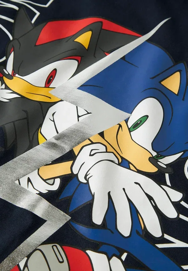 Футболка с принтом Sonic the Hedgehog Name It, темно-синий Blazer — фото 4