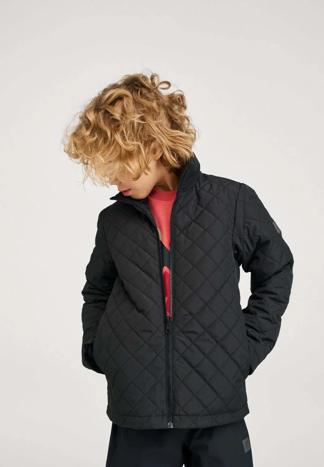 Tec 3in1 übergangsjacke syddi унисекс - водонепроницаемая куртка Reima, Cranberry — фото 3