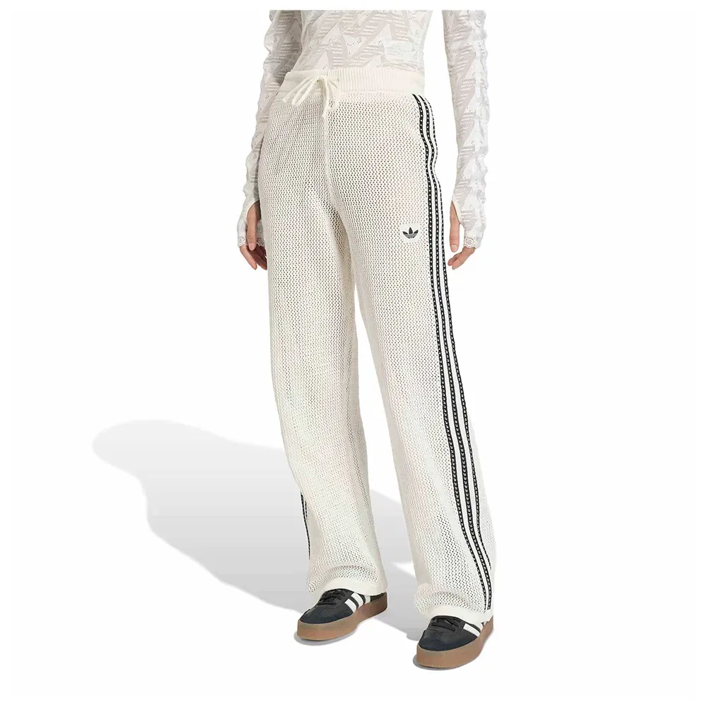 Брюки трикотажные вязаные Firebird Adidas Originals, белый