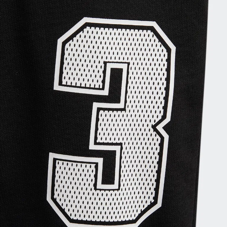 Детские спортивные штаны с длинной штаниной Black Adidas, Black — фото 4