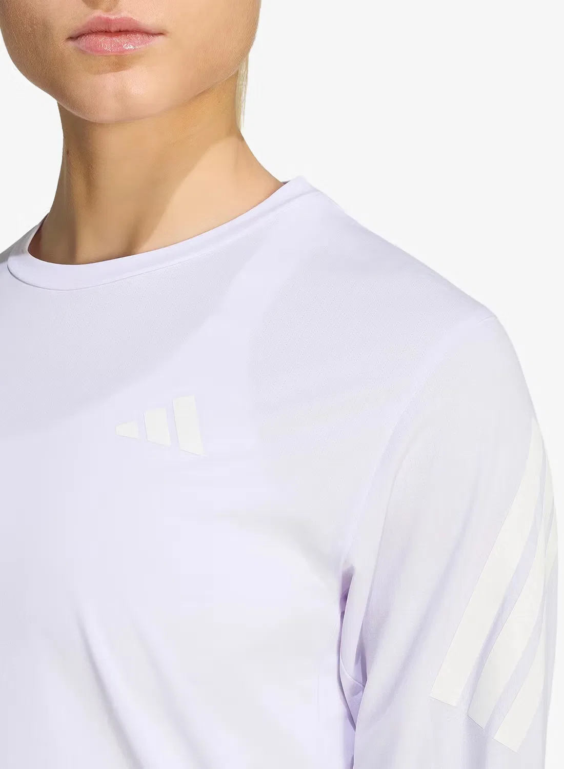 Лонгслив с технологией Climacool Adi365 Adidas, фиолетовый — фото 3