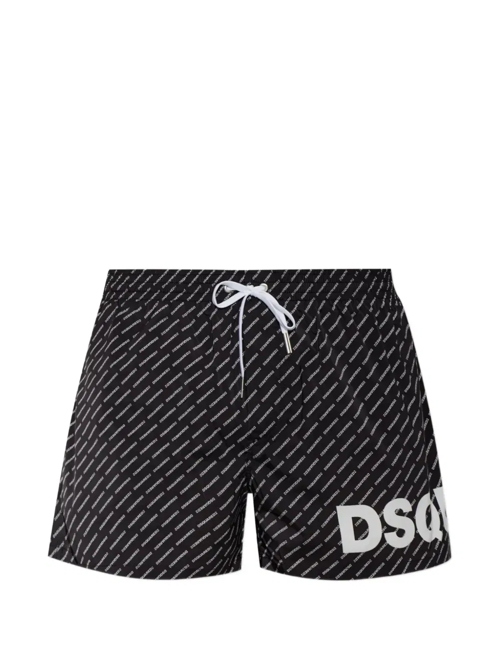 Плавки-шорты на кулиске с логотипом DSQUARED2, черный