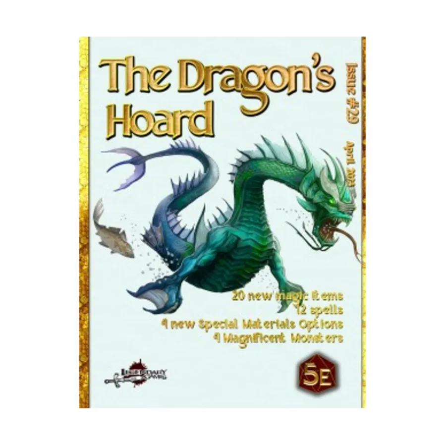 

Dragon's Hoard - Issue #29, Dungeons & Dragons (5th Edition) - Dragon's Hoard (Legendary Games), мягкая обложка