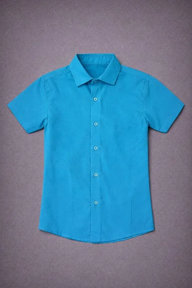 Детская рубашка с коротким рукавом Dıgıl Kids, Turquoise