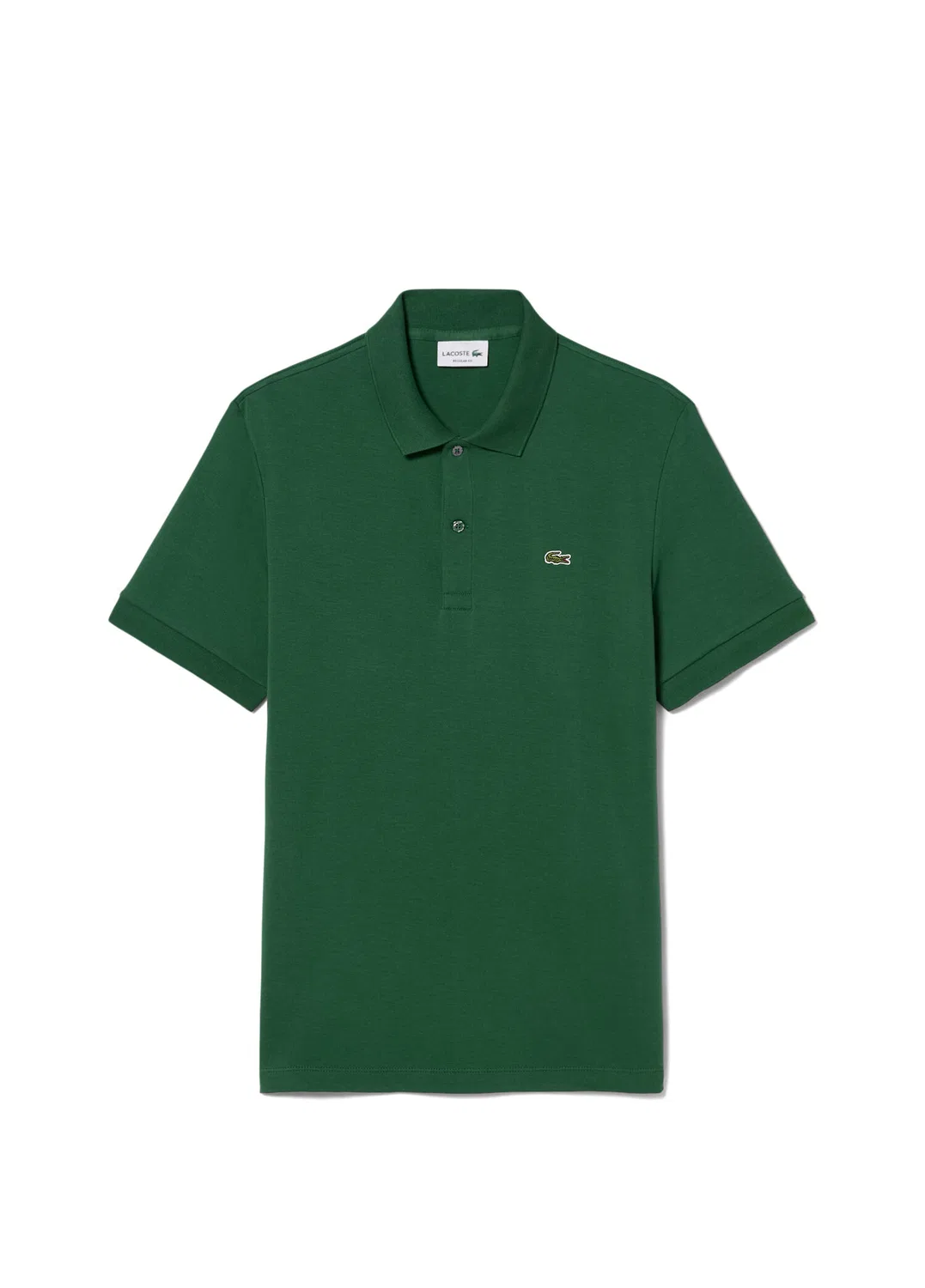 Футболка-поло Lacoste, хлопок Pima, зеленый