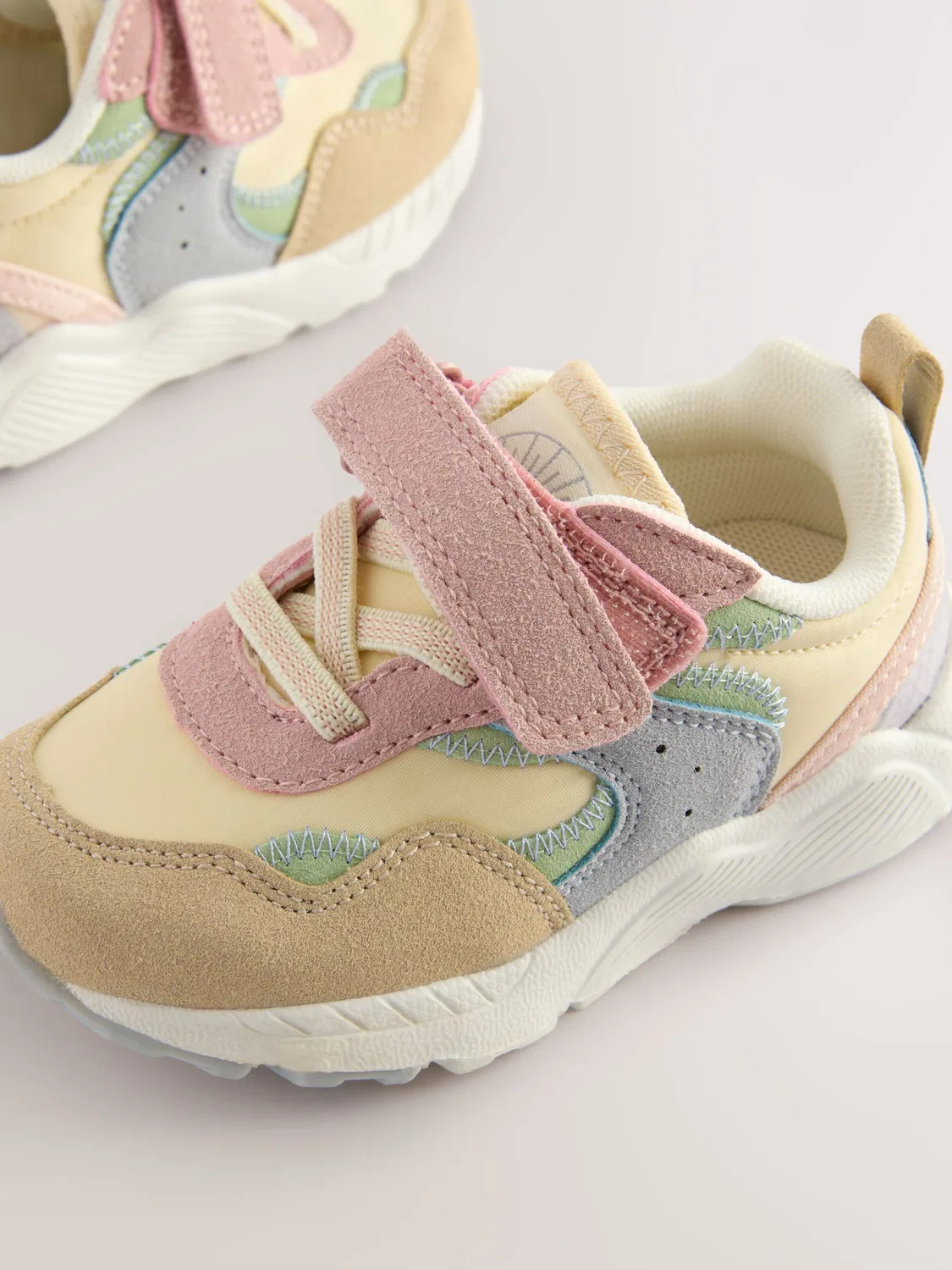 Кроссовки на шнурках с широкой колодкой Multi Pastel Next, мульти пастель — фото 3
