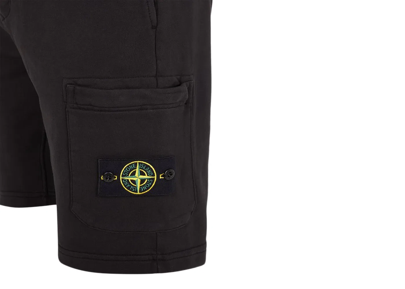 Мужские шорты карго Regular Fit Stone Island, Black — фото 2
