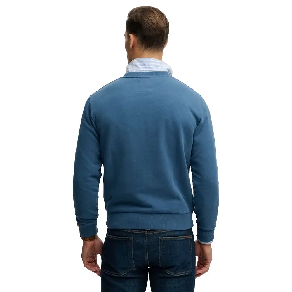 Свитшот Athletic Essential Crew Superdry, синий — фото 2