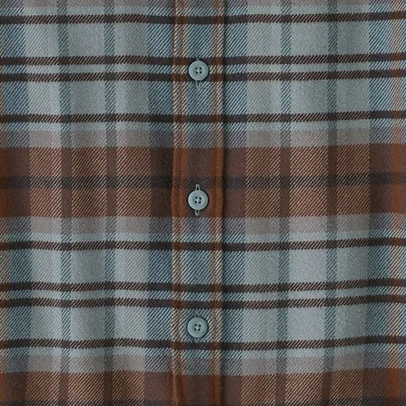 Рубашка фланелевая с длинным рукавом Fjord Flannel Patagonia, Rising Storm/Blue Sage — фото 2