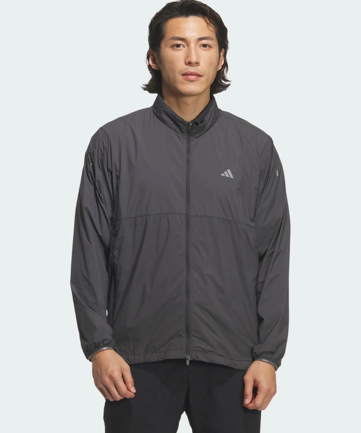 Мужская куртка с принтом Ultimate365 Tour Full Zip Jacket Adidas, Grey
