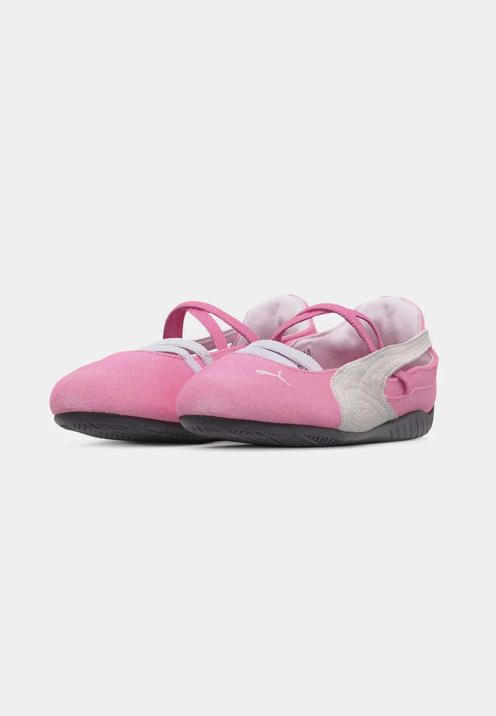 Балетки Speedcat унисекс с ремешком на щиколотке Puma, Pink Shimmer/White — фото 3