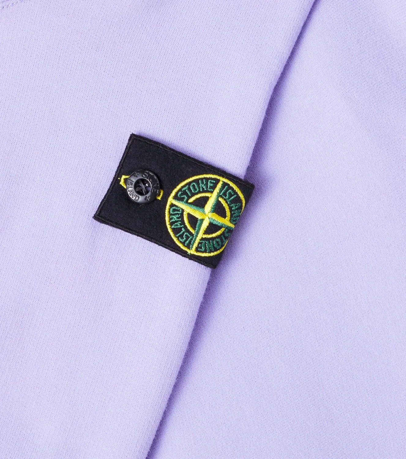 Худи с капюшоном и карманом-кенгуру Stone Island Junior, фиолетовый — фото 2