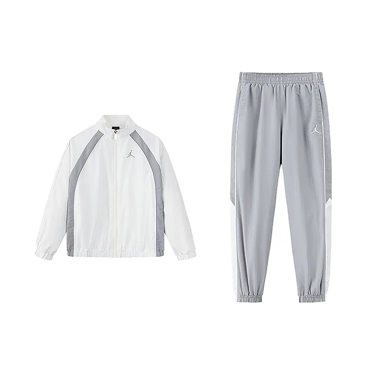 Детское худи с воротником-стойкой Jordan Casual Sportswear, Phantom Gray