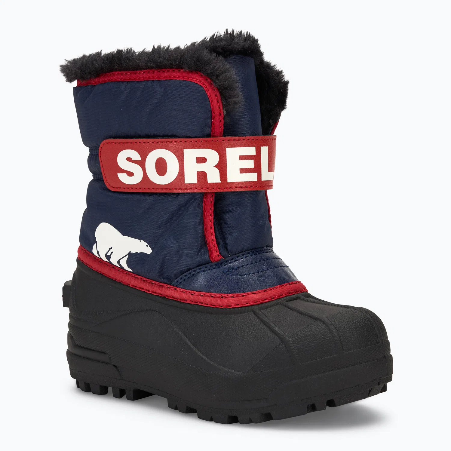 Детские зимние ботинки с высоким голенищем Snow Commander Sorel, Dunkelblau