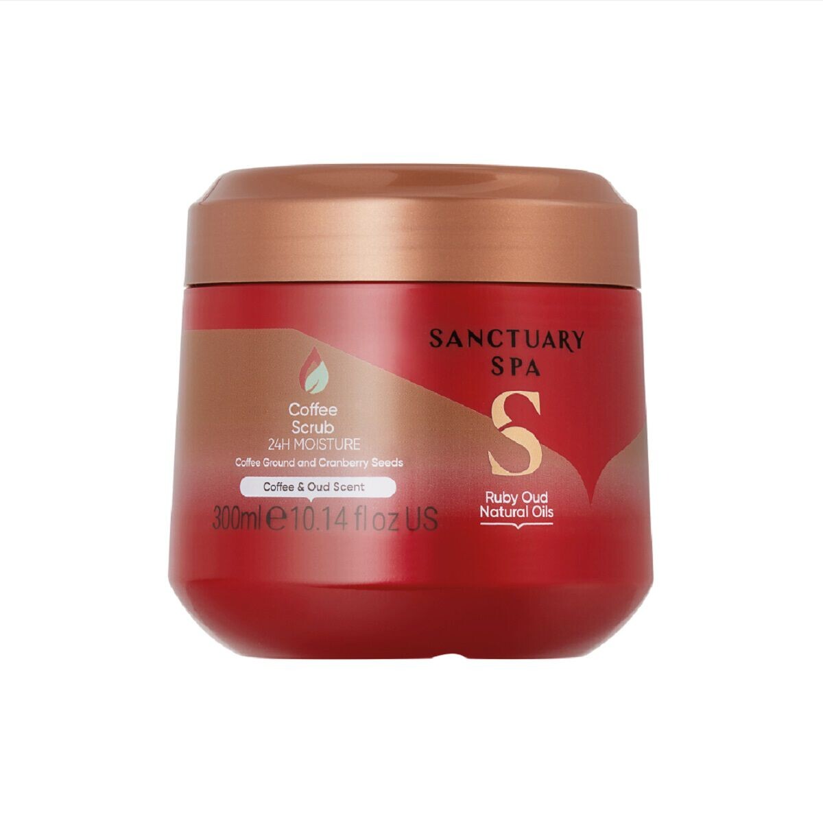 

Sanctuary Spa Ruby Oud Natural Oils кофейный скраб для тела, 300 мл