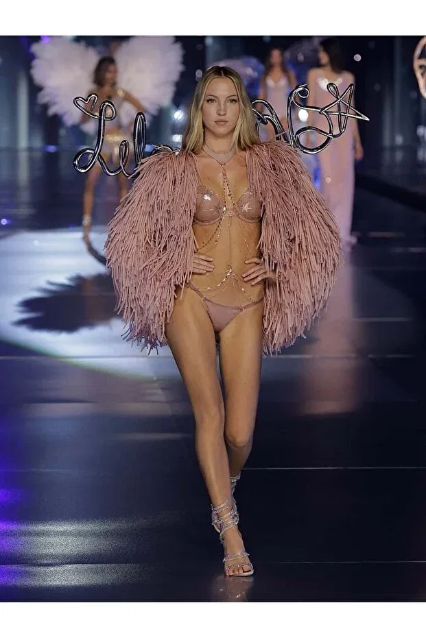 Женский бюстгальтер с вышивкой Stardust Victoria'S Secret, Rose Gold