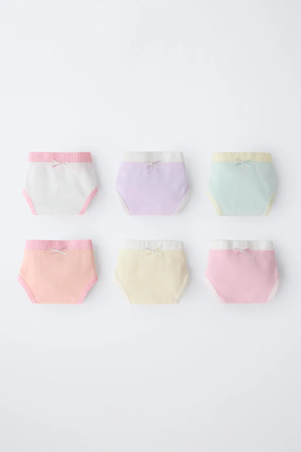 1,5-6 лет / Набор из шести контрастных трусиков ZARA, Multicoloured
