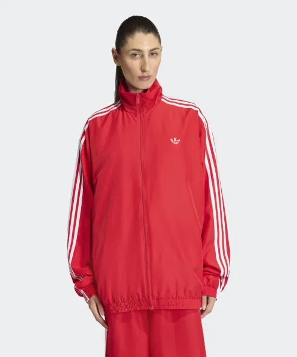 Тренировочная куртка Firebird Adilenium, Adidas, красный/белый