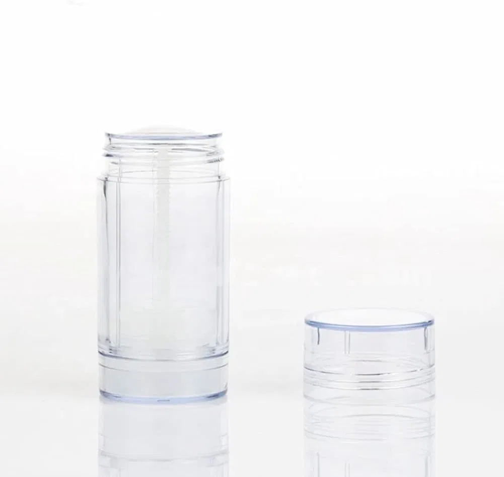 5 Packs Plastic Deodorant Containers 30ml Empty Clear Cylinder Refillable Deodorant Tube Bottles for Lip Balm Lipstick, USRommaner, Transparent — фото 2