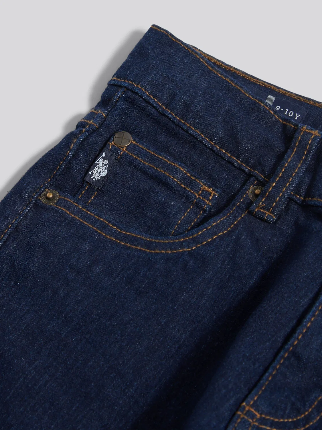 Джинсы классические, прямые U.S. Polo Assn., темно-синий — фото 3