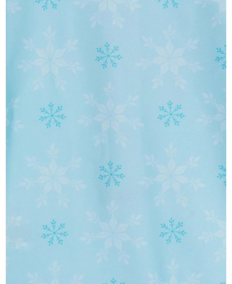 Цельнокроеный купальник с длинным рукавом с принтом Эльзы Frozen, Elsa Icy Blue — фото 3