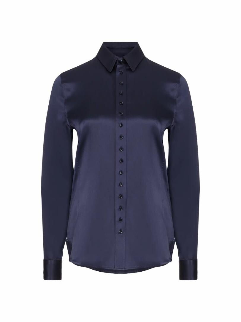 

Шёлковая блузка Saint Laurent