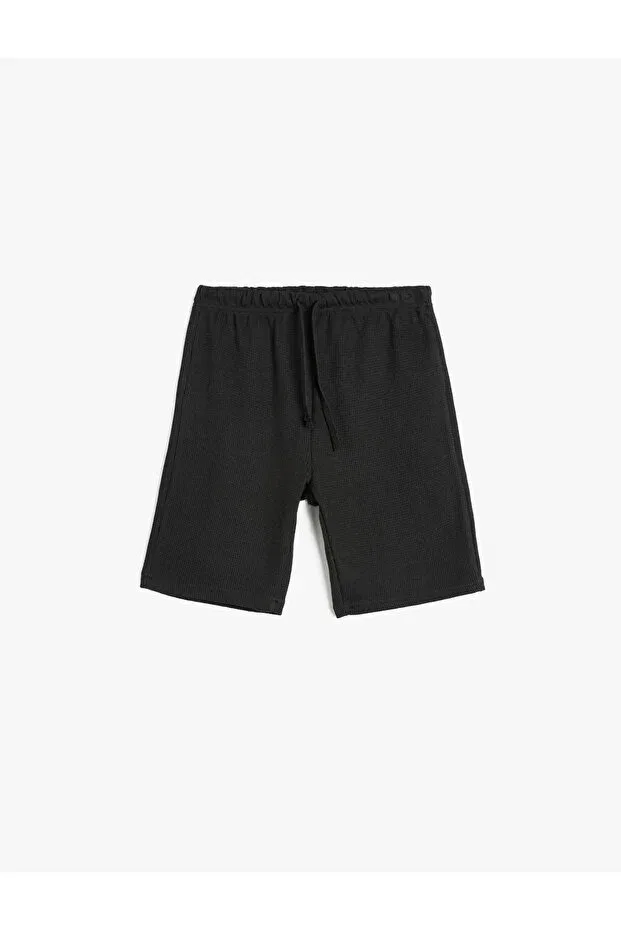 Детские шорты для мальчиков с принтом Basics Koton, Black