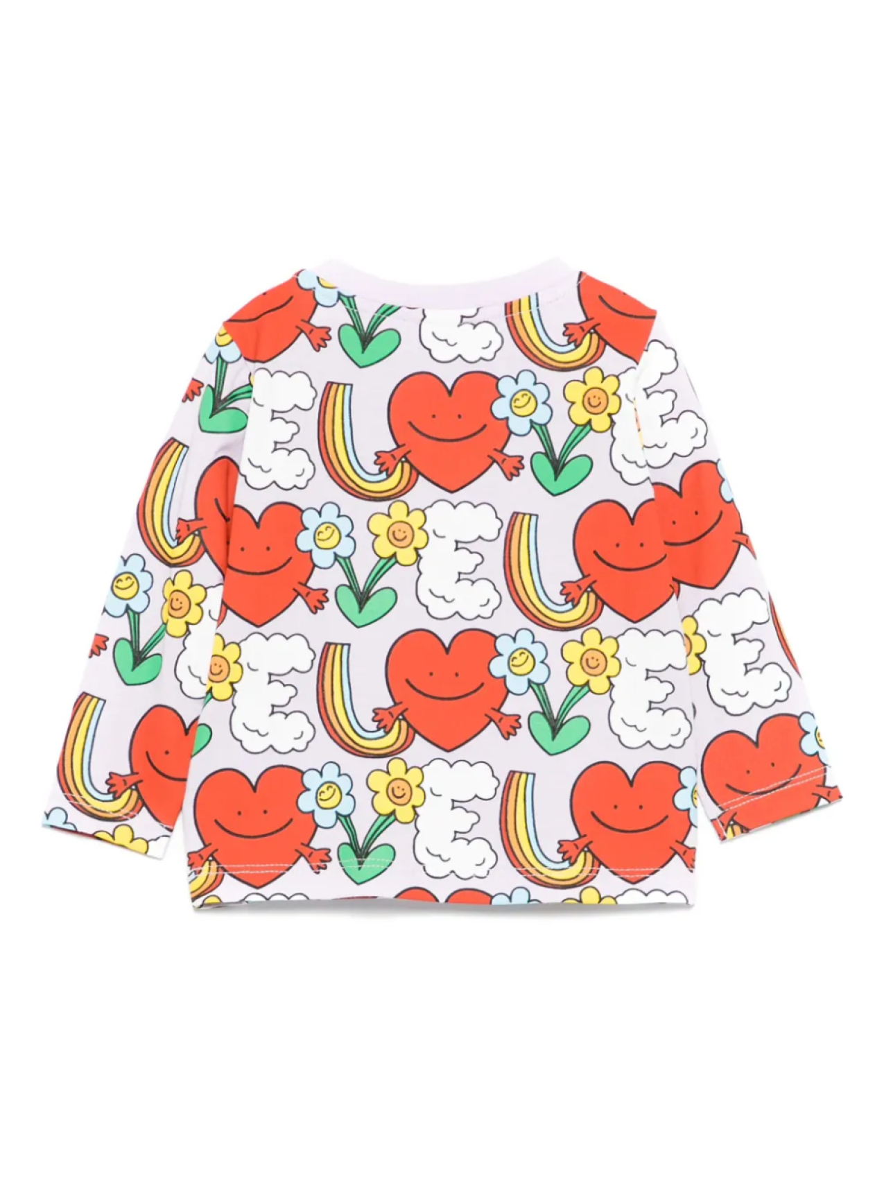 Толстовка с графическим принтом Stella McCartney Kids, фиолетовый — фото 2