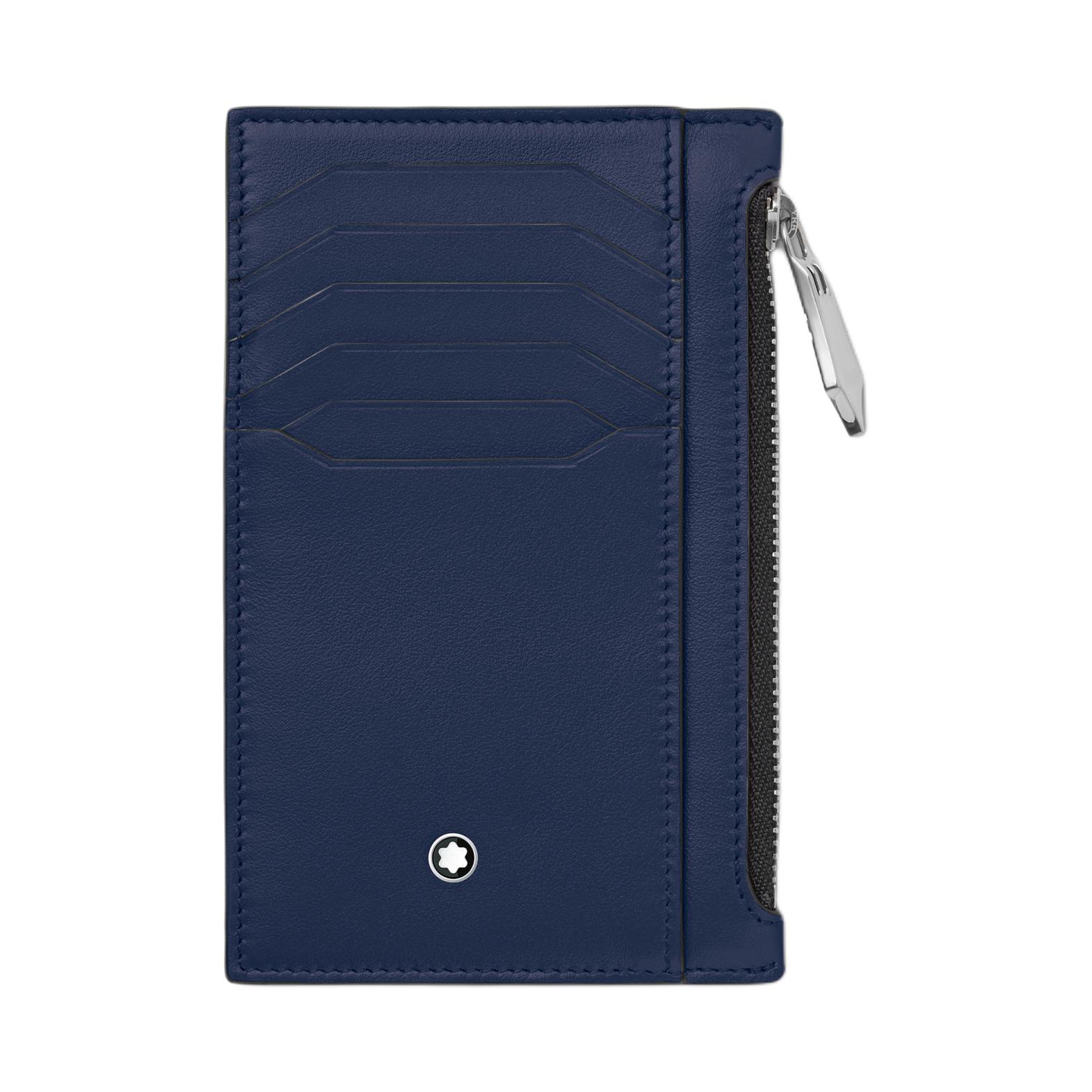 

Мужской картхолдер Meisterstuck из зерненой кожи коровы чернильно-синий MONTBLANC