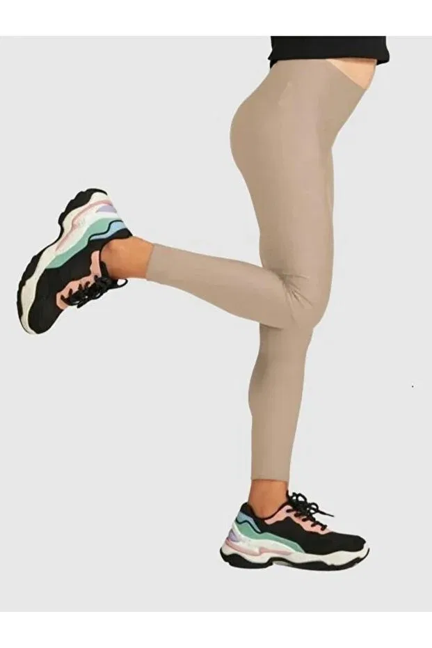 Детские леггинсы для девочек скинни Yhh Kids, Taupe