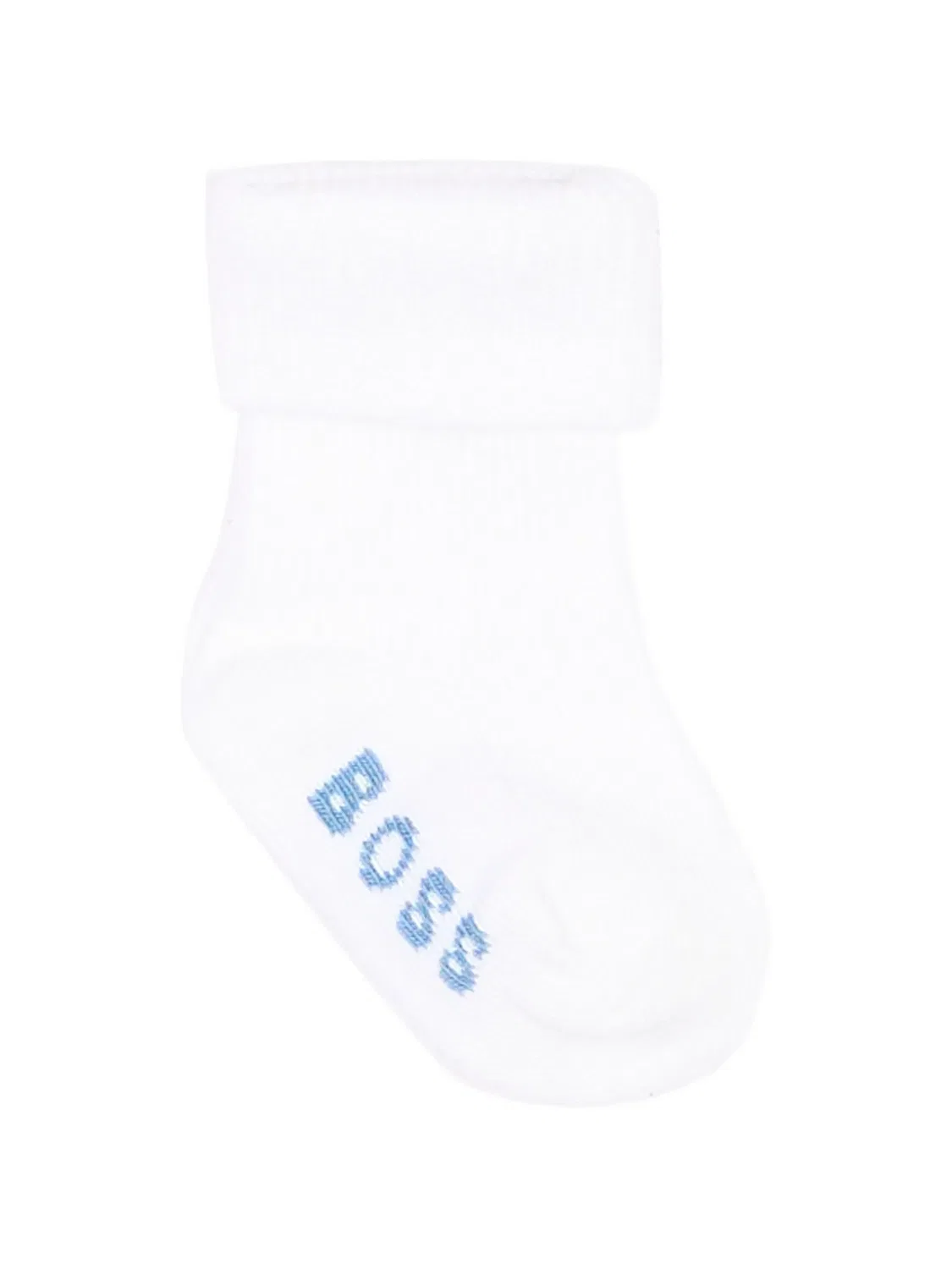 Комплект из трех пар носков с логотипом Boss Kidswear, синий — фото 3