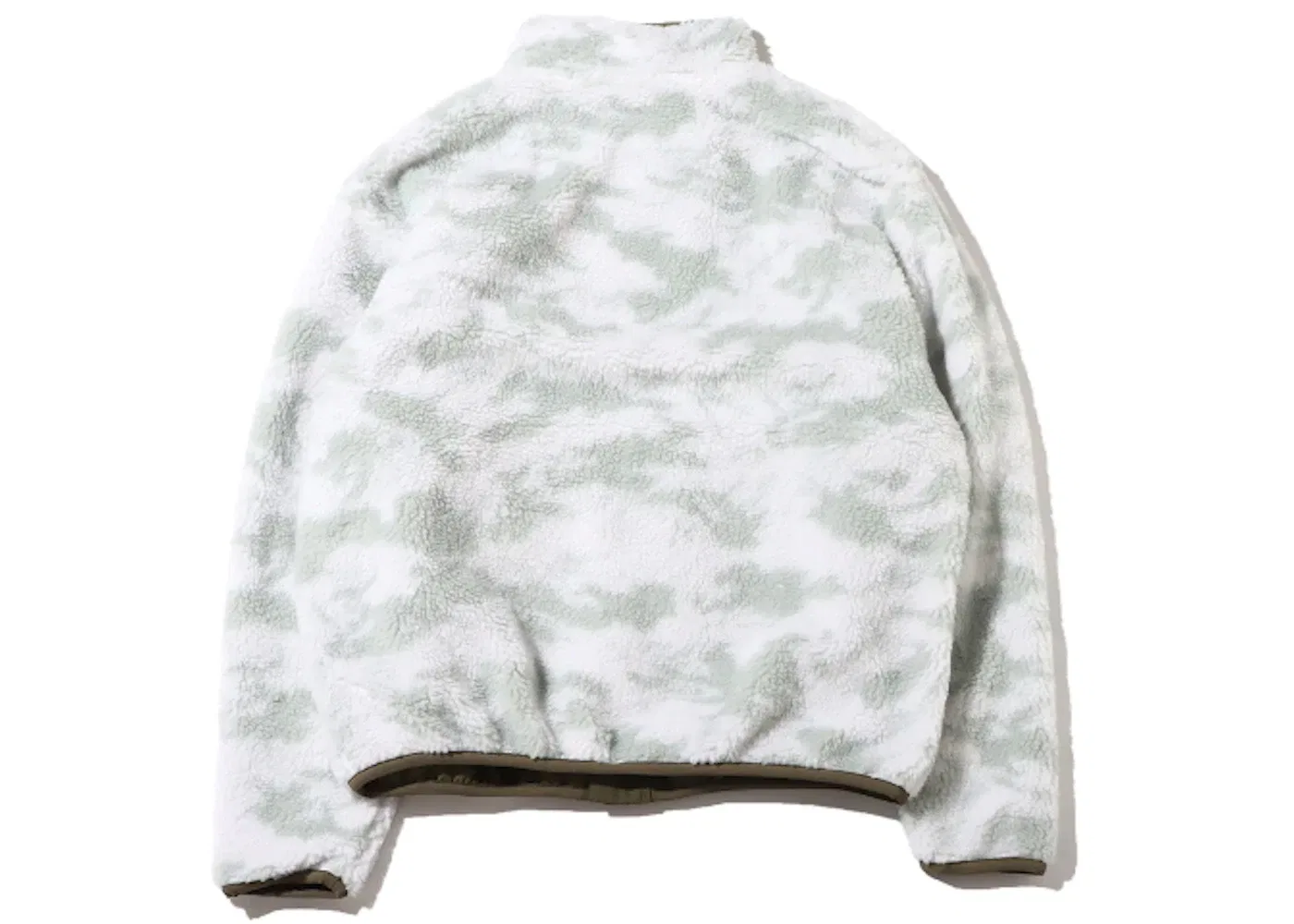Мужская куртка с принтом Nike Sportswear Club Fleece Plus Reversible Winterized Top Jacket, Medium Olive/Black — фото 2