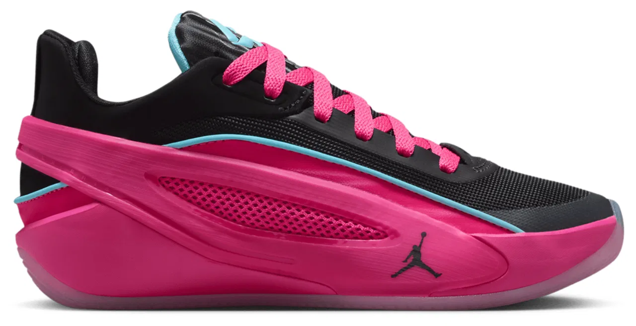Детские баскетбольные кроссовки для мальчиков с амортизацией Zoom Air Jordan Luka 5, Pink Black