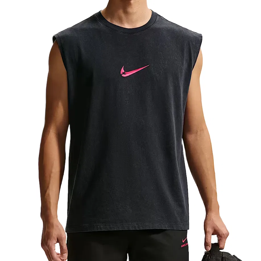 Мужская майка без рукавов Nike, Black/Bright Pink