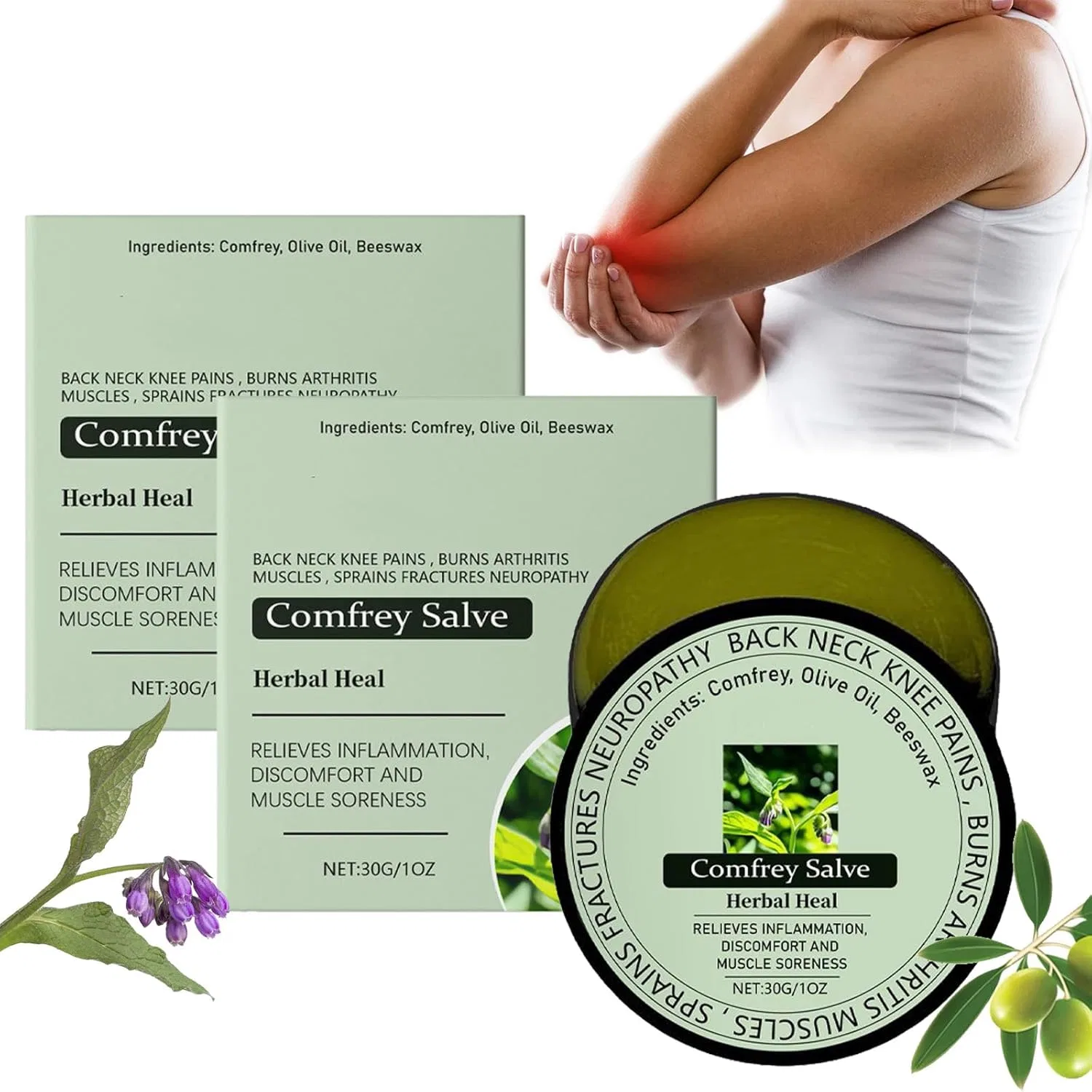 Крем для тела Comfrey, 30 г Generisch