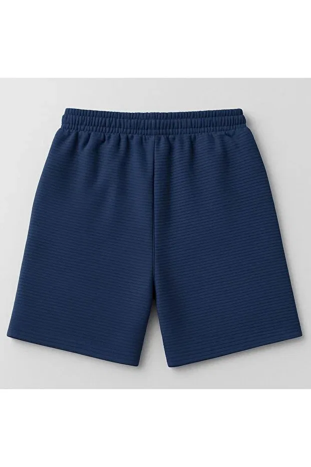 Детские шорты для мальчиков хлопковые Basics Monarchmoda, Navy Blue — фото 2