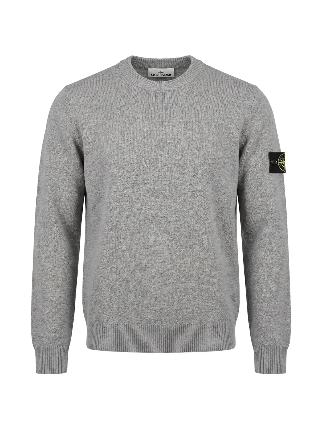 Stone Island Свитер с нашивкой, серый