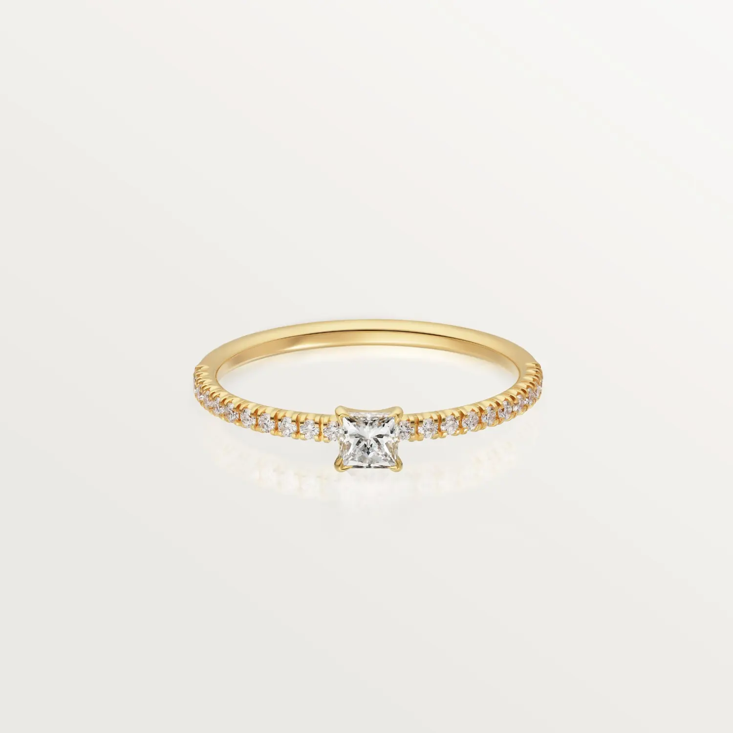 Кольцо Cartier Etincelle de Cartier, желтое золото/бриллианты — фото 4