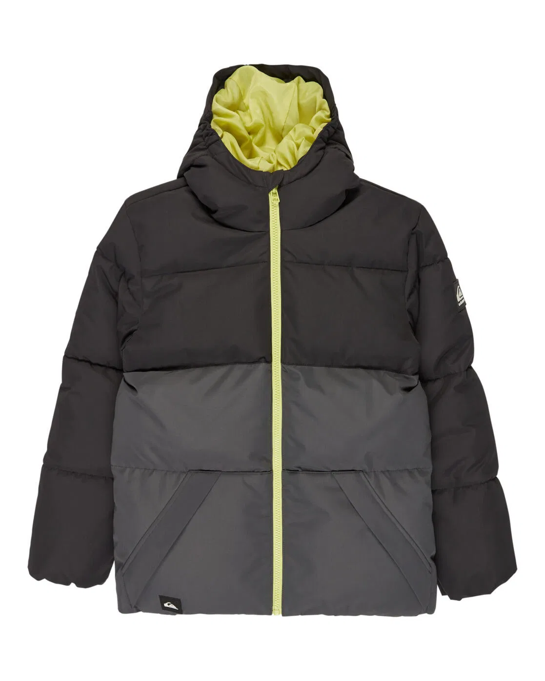 Детская снежная куртка с принтом Colour Blocking FINAL WORD Quiksilver, Schwarz