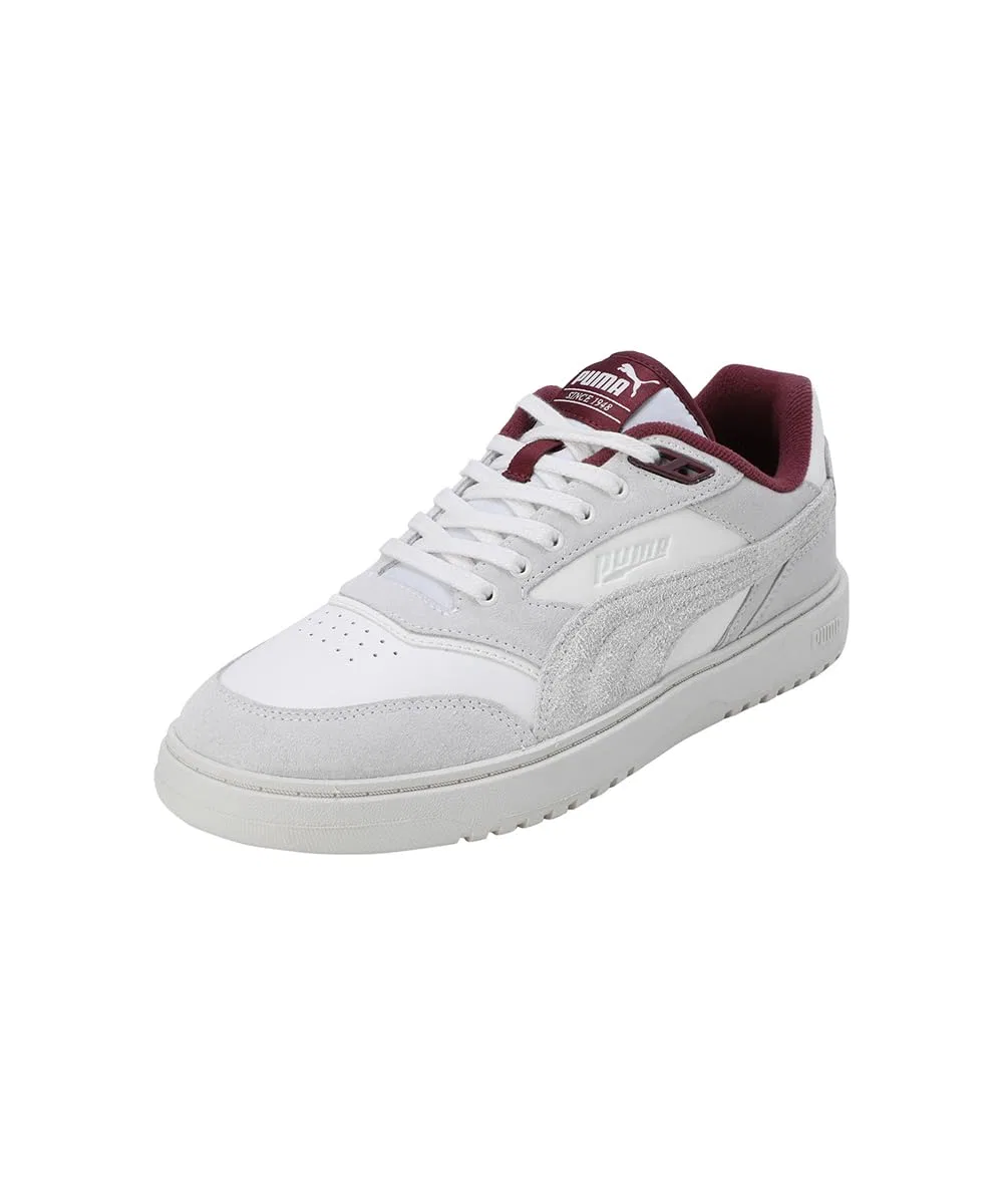 Детские кроссовки для мальчиков PUMA Doublecourt PRM, Warm White Dark Jasper