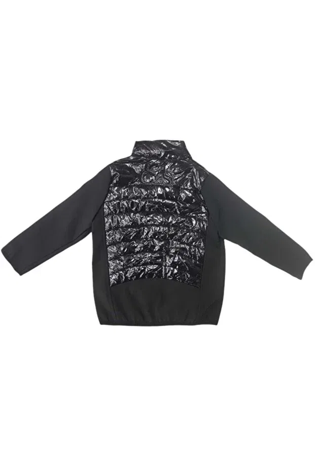 Детское пальто для девочек с принтом Sportswear Selen Bebe, Black — фото 2