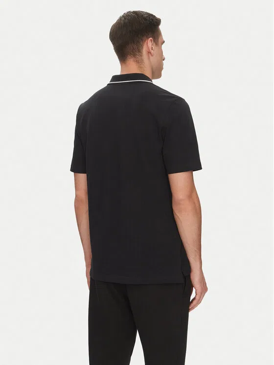 Поло regular fit Essentials Small Logo Adidas, черный — фото 3