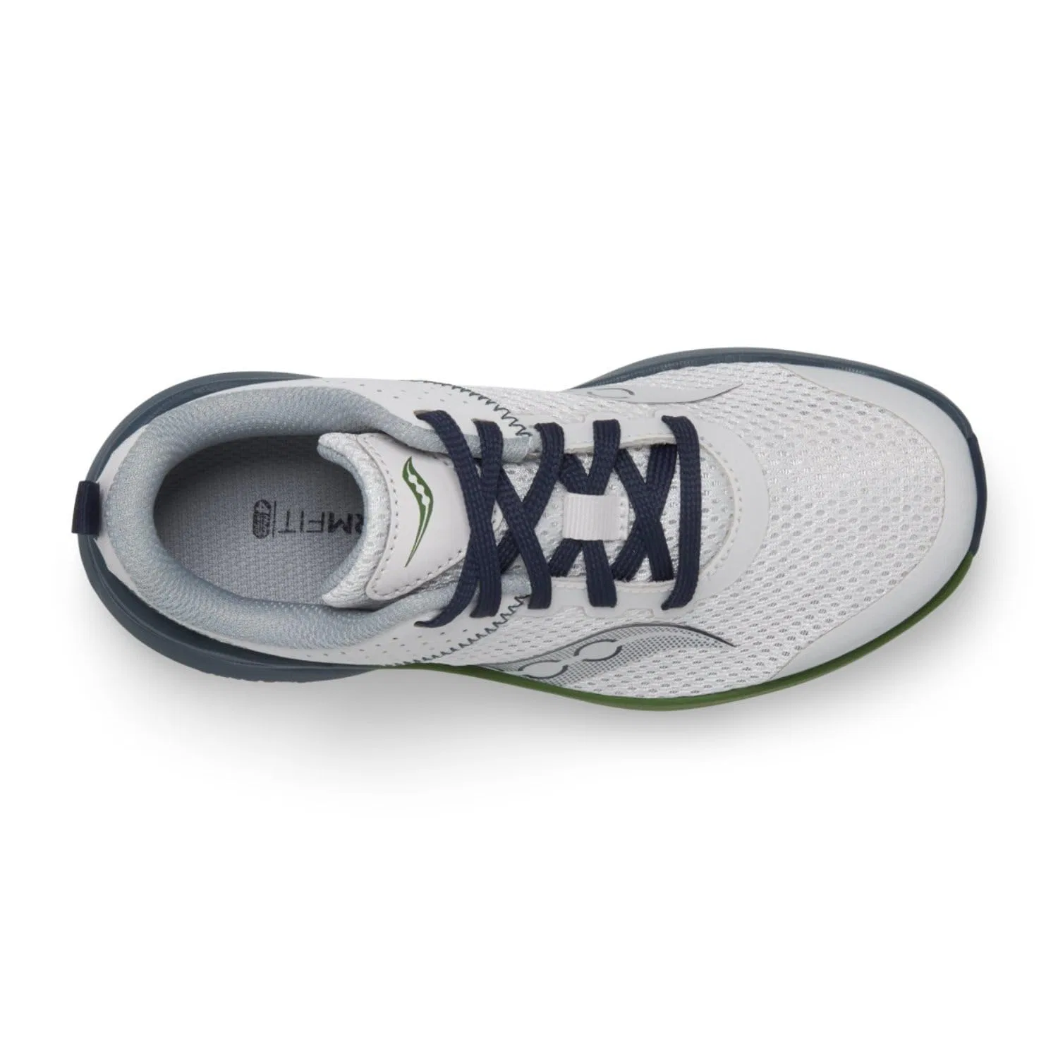 Детские кроссовки для мальчиков Saucony Kinvara 14, Grey Blue Green — фото 2