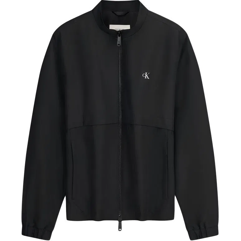 Мужская куртка из софтшелла с воротником-стойкой Calvin Klein, Light Carbon Gray — фото 4