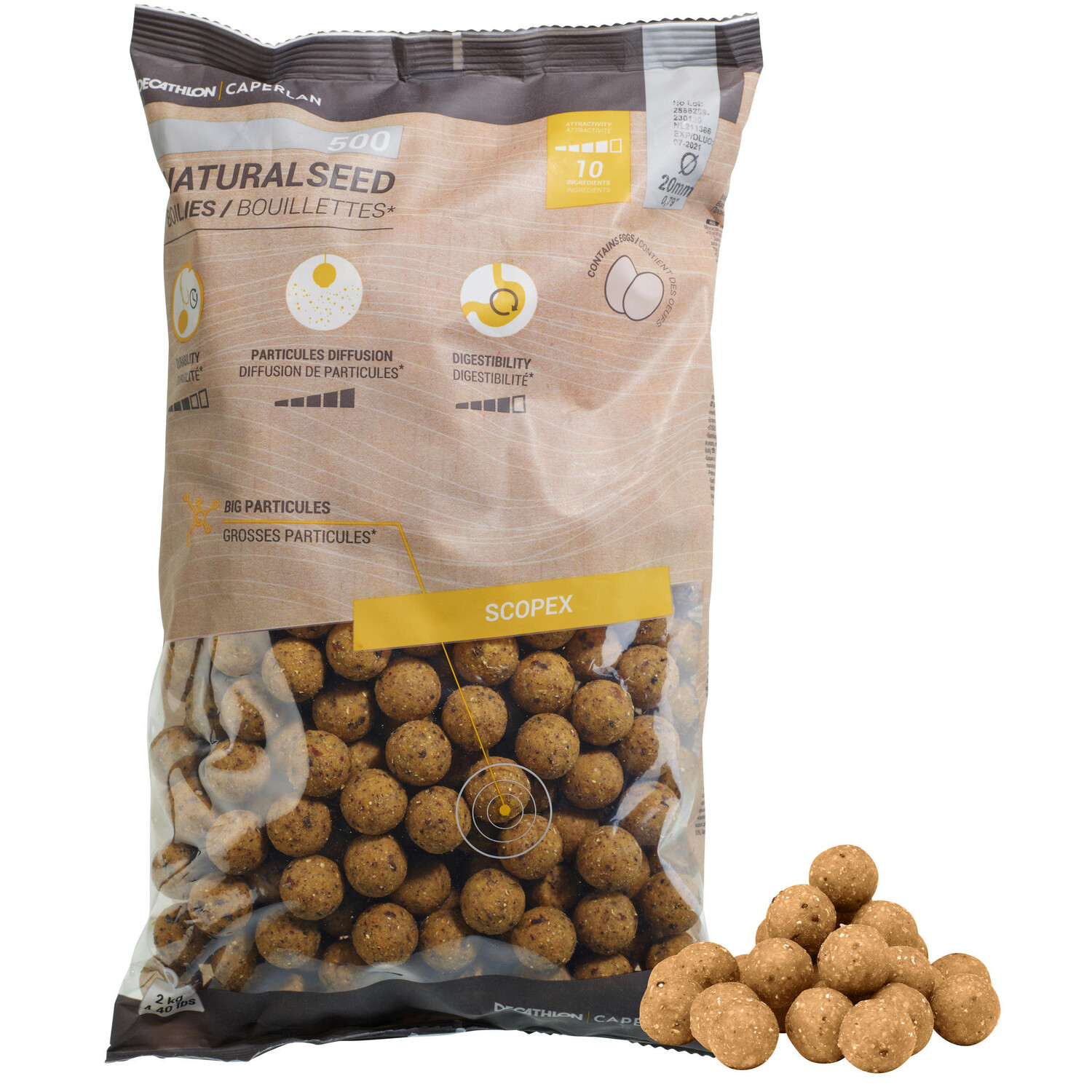 

Бойлы Naturalseed Monstercrab 20мм 2кг CAPERLAN
